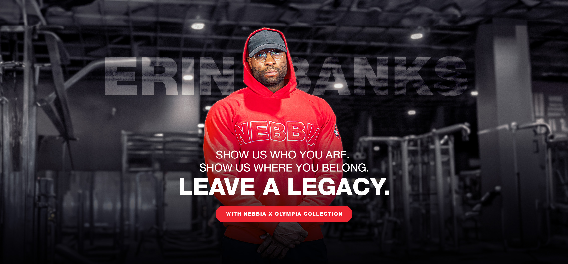 NEBBIA Fitness & bodybuilding clothing for men New men's collection NEBBIA x OLYMPIA