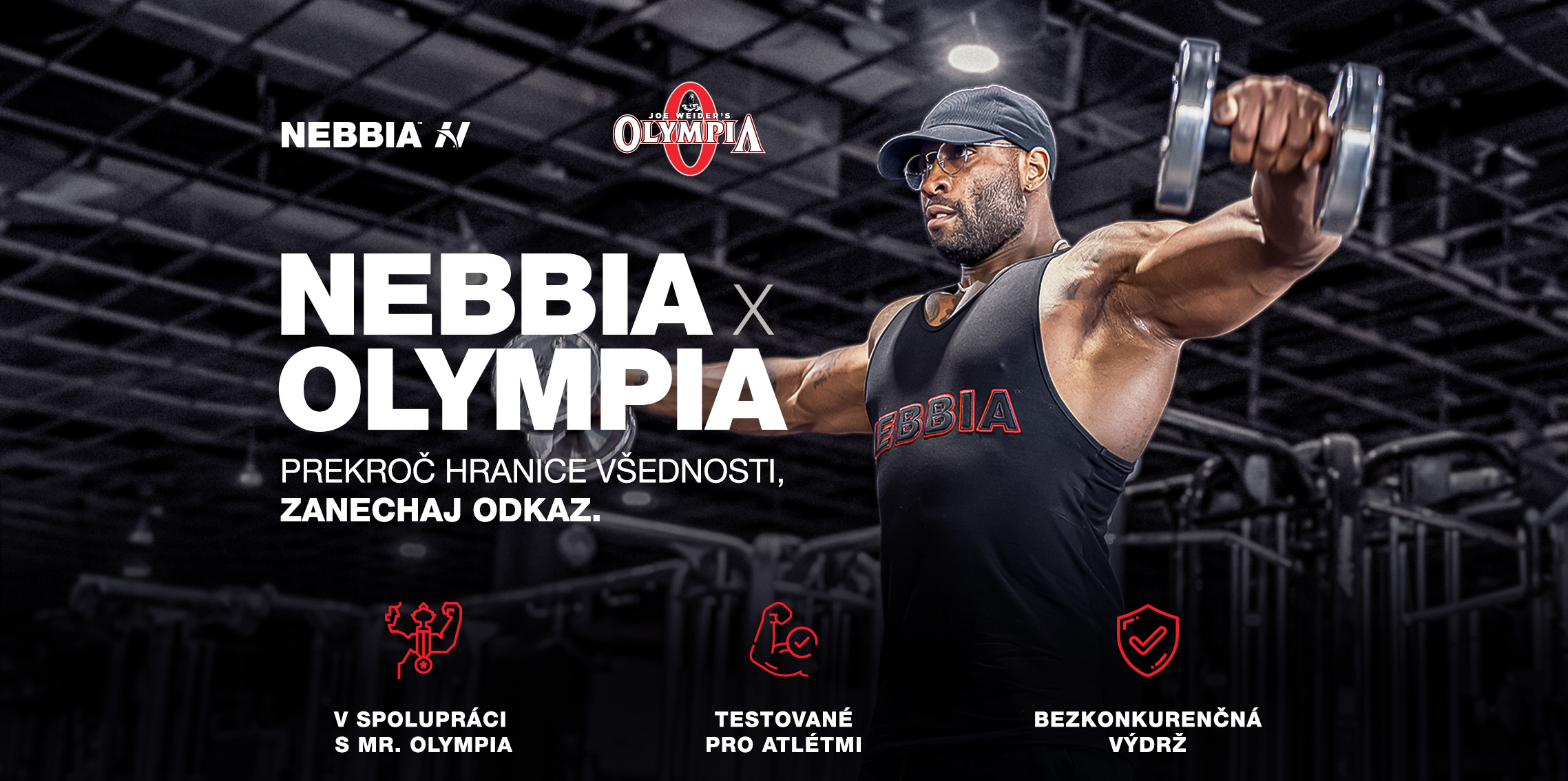 NEBBIA Fitness a bodybuilding oblečenie pre mužov Nová pánska kolekcia NEBBIA x OLYMPIA