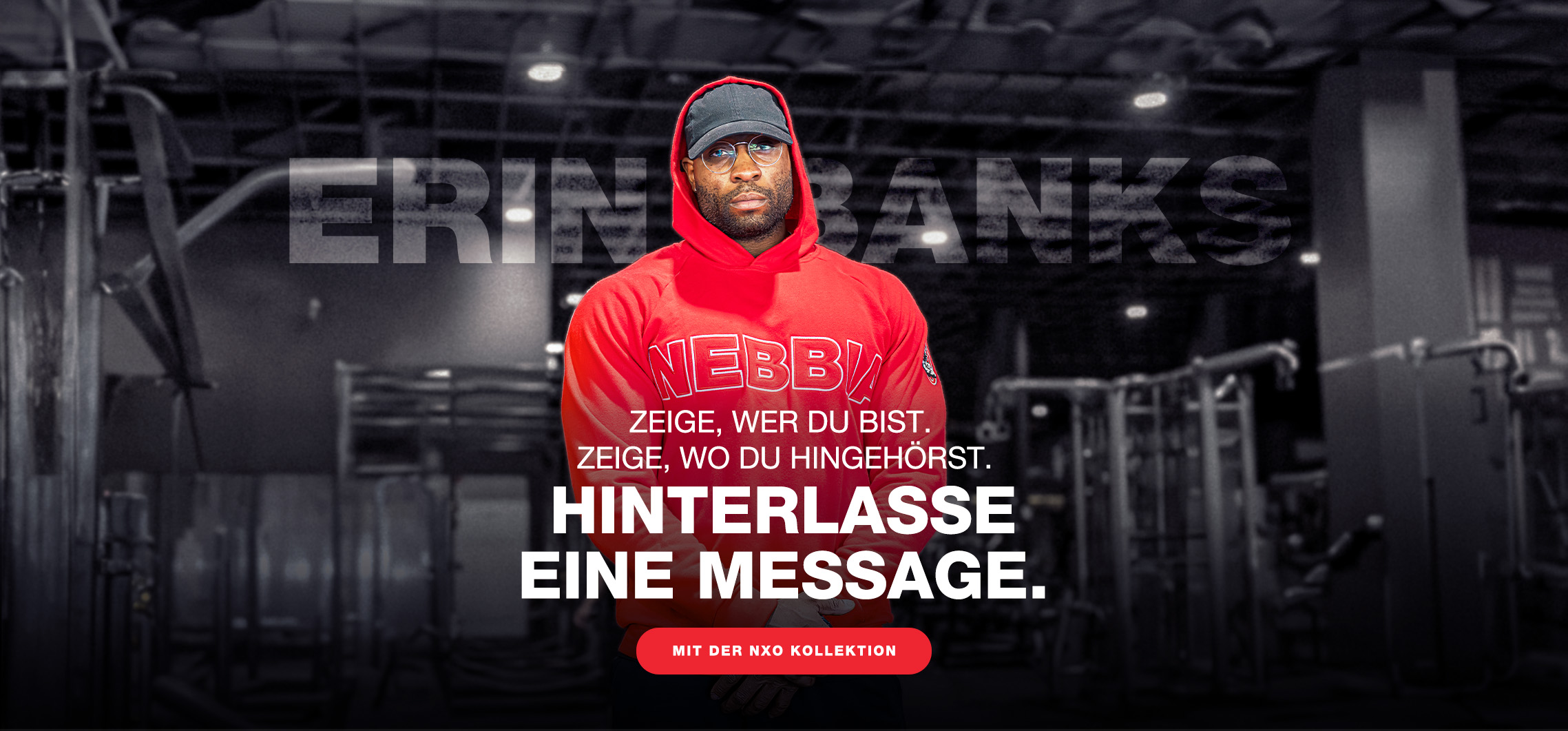 NEBBIA Fitness & bodybuilding Kleidung für neue Herrenkollektion NEBBIA x OLYMPIA