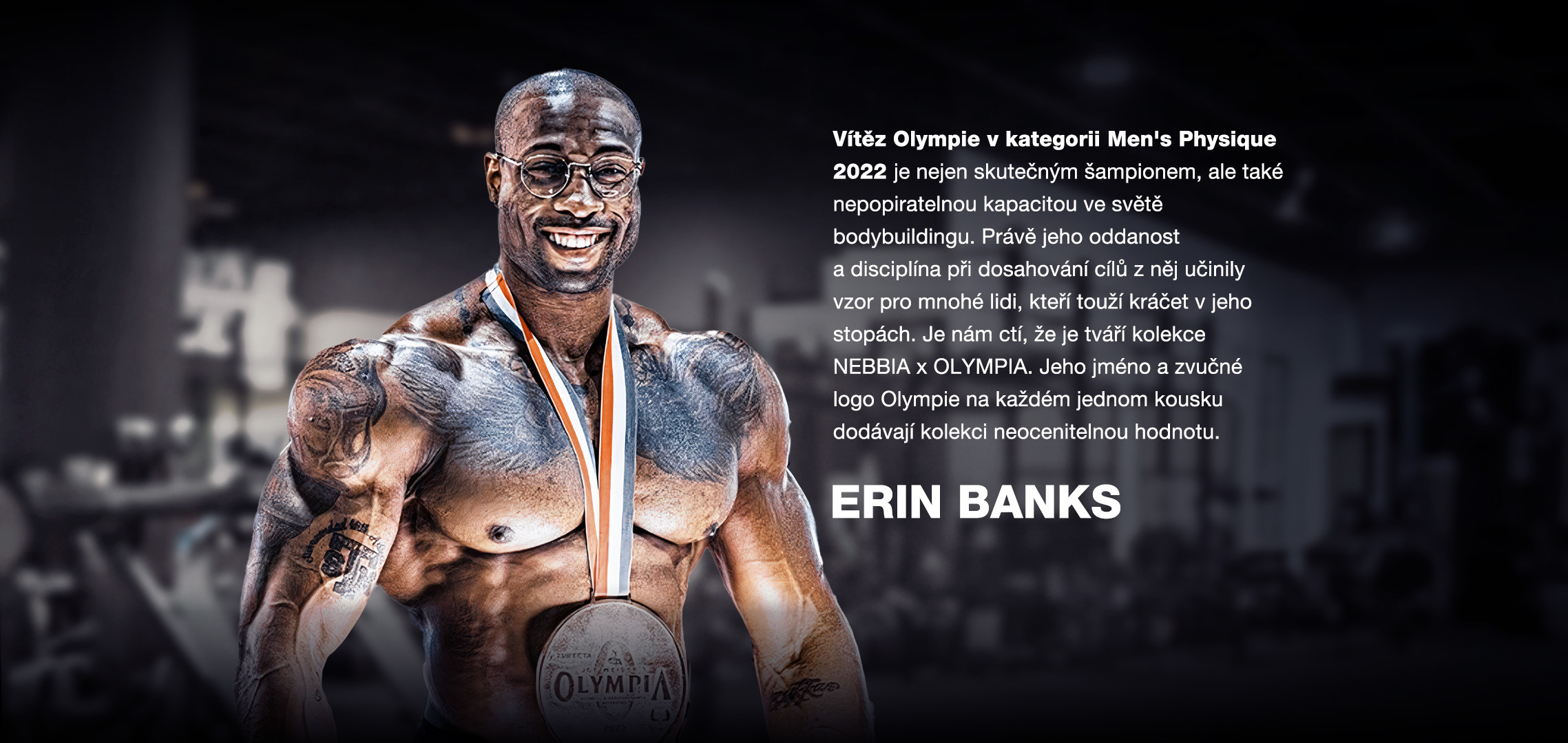 NEBBIA Fitness a bodybuilding oblečení pro muže Nová pánská kolekce NEBBIA x OLYMPIA